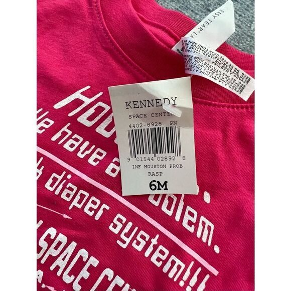 NWT! Kennedy Space Center Raspberry Pink Tee Shirt 6 Months - Picture 3 of 3